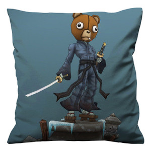 AFRO SAMURAI NINJA KUMA Cushion Case Cover