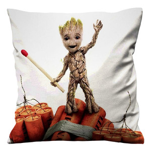 BABY GROOT DYNAMITE Cushion Case Cover BABY GROOT DYNAMITE Cushion Case Cover