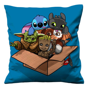BABY YODA GROOT STITCH Cushion Case Cover BABY YODA GROOT STITCH Cushion Case Cover
