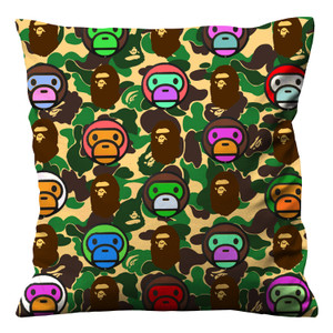 BAPE BABY MILO COLLAGE Cushion Case Cover