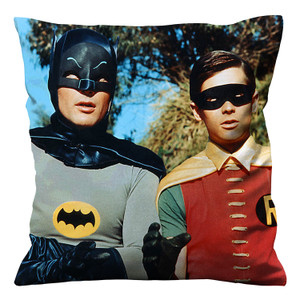 BATMAN AND ROBIN RETRO Cushion Case Cover