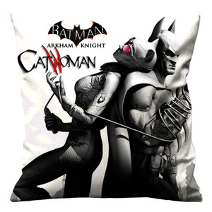 BATMAN CATWOMAN ARKHAM KNIGHT Cushion Case Cover