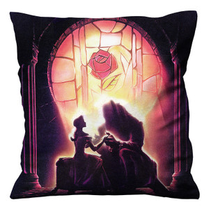 BEAUTY AND THE BEAST DISNEY ART Cushion Case Cover BEAUTY AND THE BEAST DISNEY ART Cushion Case Cover