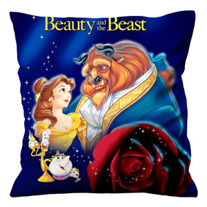 BEAUTY AND THE BEAST DISNEY CARTOON Cushion Case Cover BEAUTY AND THE BEAST DISNEY CARTOON Cushion Case Cover