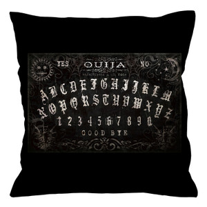 BLACK OUIJA BOARD Cushion Case Cover