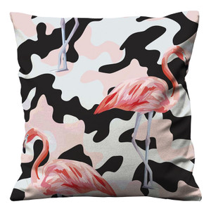 CAMO FLAMINGO Cushion Case Cover CAMO FLAMINGO Cushion Case Cover