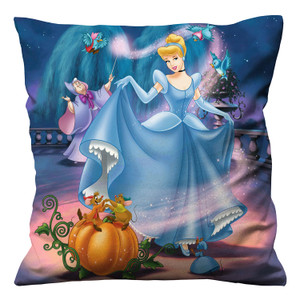 CARTOON CINDERELLA DIAMOND Cushion Case Cover