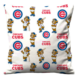 CHICAGO CUBS WHITE LOGO Cushion Case Cover CHICAGO CUBS WHITE LOGO Cushion Case Cover