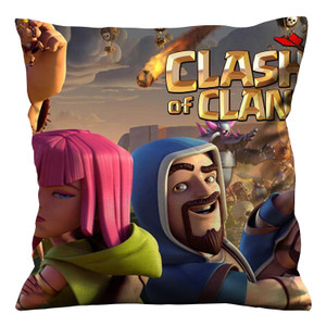 CLASH OF CLANS 4 Cushion Case Cover CLASH OF CLANS 4 Cushion Case Cover