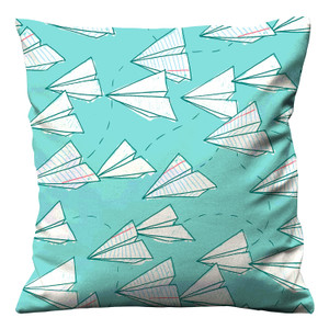 COOL PAPER AIRPLANE Cushion Case Cover