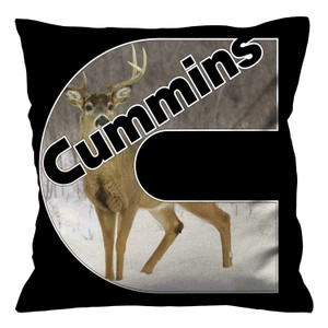CUMMINS LOGO DEER Cushion Case Cover