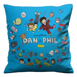 DAN AND PHIL EVERYTHING Cushion Case Cover DAN AND PHIL EVERYTHING Cushion Case Cover
