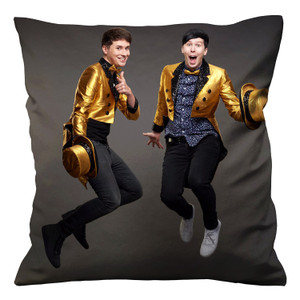 DAN AND PHIL FUN GOLD Cushion Case Cover DAN AND PHIL FUN GOLD Cushion Case Cover