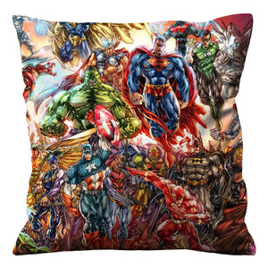 DC AND MARVEL SUPER HEROES Cushion Case Cover DC AND MARVEL SUPER HEROES Cushion Case Cover