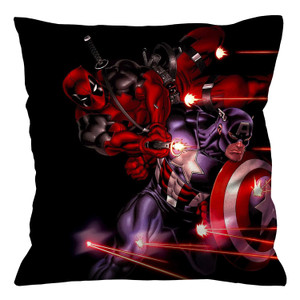 DEADPOOL CAPTAIN AMERICA COMICS Cushion Case Cover