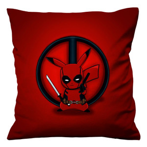 DEADPOOL POKEMON PIKACHU Cushion Case Cover DEADPOOL POKEMON PIKACHU Cushion Case Cover