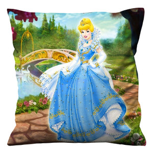 DISNEY CINDERELLA IN GARDEN Cushion Case Cover