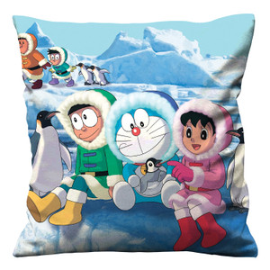 DORAEMON AND FRIENDS IN ANTHARTICA Cushion Case Cover