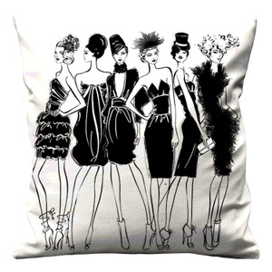 ENCHANTED MEGAN HESS GIRLS Cushion Case Cover