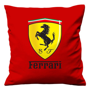 FERRARI RED LOGO Cushion Case Cover