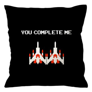 GALAGA RETRO GAME COUPLE Cushion Case Cover