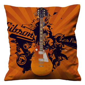 GIBSON LES PAUL Cushion Case Cover GIBSON LES PAUL Cushion Case Cover