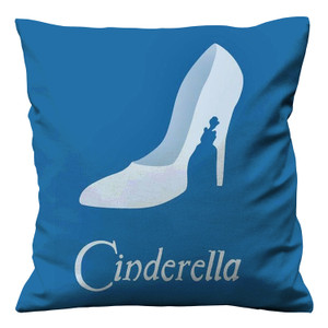GLASS SHOES OF CINDERELLA Cushion Case Cover