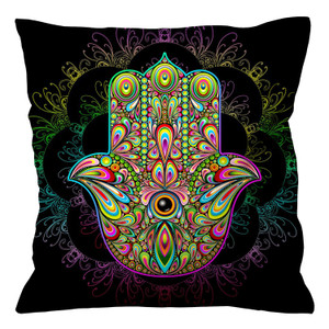 HAMSA HAND Cushion Case Cover