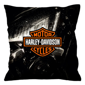 HARLEY DV BLACK LOGO Cushion Case Cover