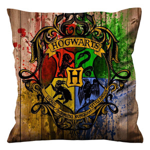 HARRY POTTER HOGWARTS LOGO Cushion Case Cover HARRY POTTER HOGWARTS LOGO Cushion Case Cover
