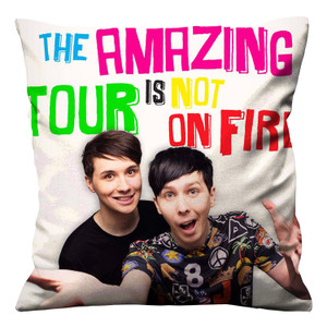 HOT DAN AND PHIL-A Cushion Case Cover HOT DAN AND PHIL-A Cushion Case Cover