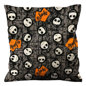JACK FACE NIGHTMARE BEFORE CHRISTMAS Cushion Case Cover JACK FACE NIGHTMARE BEFORE CHRISTMAS Cushion Case Cover