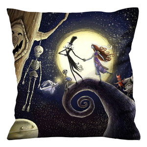 JACK SKELLINGTON NIGHTMARE BEFORE CHRISTMAS Cushion Case Cover JACK SKELLINGTON NIGHTMARE BEFORE CHRISTMAS Cushion Case Cover