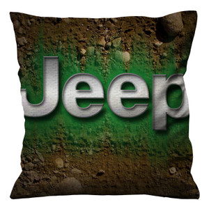 JEEP GREEN LOGO Cushion Case Cover