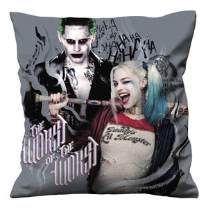 JOKER HARLEY QUINN SUICIDE SQUAD Cushion Case Cover JOKER HARLEY QUINN SUICIDE SQUAD Cushion Case Cover