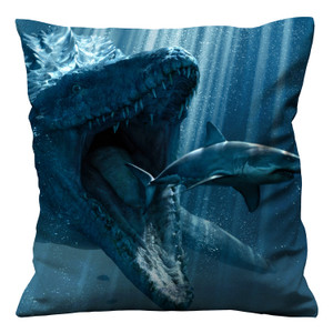 JURASSIC WORLD MOSASAURUS Cushion Case Cover JURASSIC WORLD MOSASAURUS Cushion Case Cover