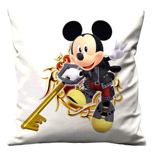 KINGDOM HEARTS KING MICKEY Cushion Case Cover