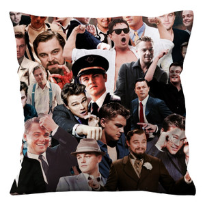 LEONARDO DICAPRIO COLLAGE Cushion Case Cover LEONARDO DICAPRIO COLLAGE Cushion Case Cover