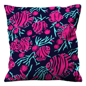 LILLY PULITZER FISHS Cushion Case Cover