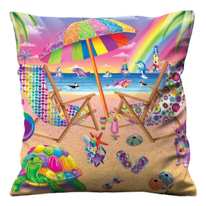 LISA FRANK BEACH Cushion Case Cover LISA FRANK BEACH Cushion Case Cover