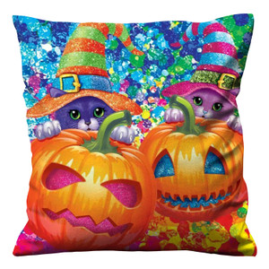 LISA FRANK HALLOWEN Cushion Case Cover LISA FRANK HALLOWEN Cushion Case Cover