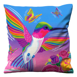 LISA FRANK HUMMINGBIRD Cushion Case Cover