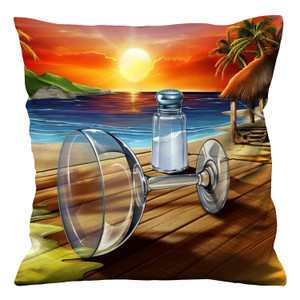MARGARITAVILLE JIMMY BUFFETT Cushion Case Cover MARGARITAVILLE JIMMY BUFFETT Cushion Case Cover