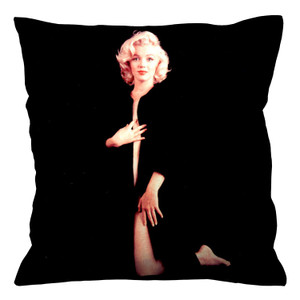 MARILYN MONROE IN BLACK Cushion Case Cover