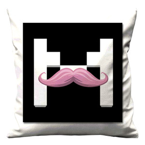 MARKIPLIER LOGO MOUSTACHE Cushion Case Cover