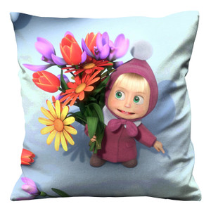 MASHA AND THE BEAR Cushion Case Cover MASHA AND THE BEAR Cushion Case Cover