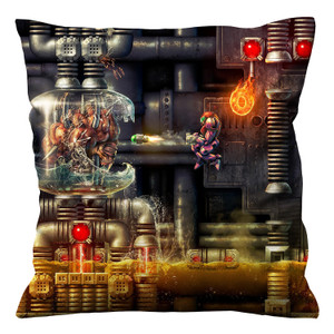 METROID SAMUS ARAN GAME Cushion Case Cover METROID SAMUS ARAN GAME Cushion Case Cover
