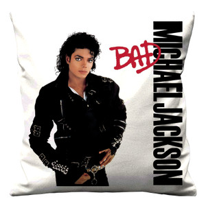 MICHAEL JACKSON BAD Cushion Case Cover MICHAEL JACKSON BAD Cushion Case Cover