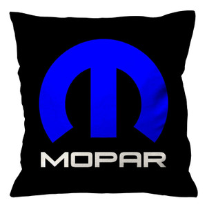 MOPAR BLACK BLUE Cushion Case Cover MOPAR BLACK BLUE Cushion Case Cover
