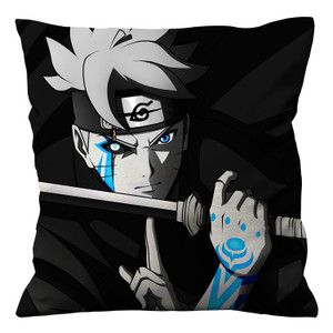 NAROTU BLACK BLUE ART Cushion Case Cover